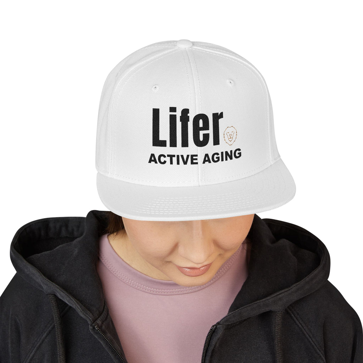 Embroidered Snapback Hat