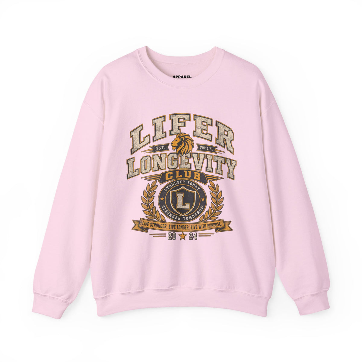 LIFER Longevity Club • Stronger Today Stronger Tomorrow - Athletic Vintage Design