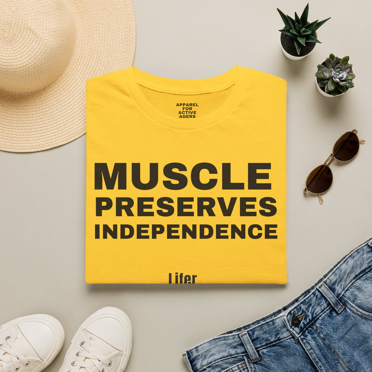Unisex Muscle Preserves Independence T-Shirt