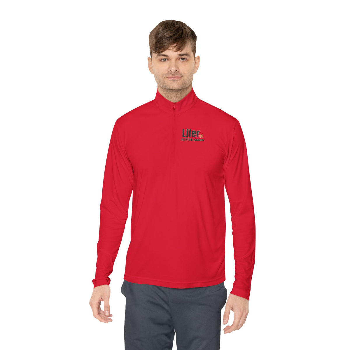 Unisex LIfer Quarter-Zip Pullover Sweatshirt