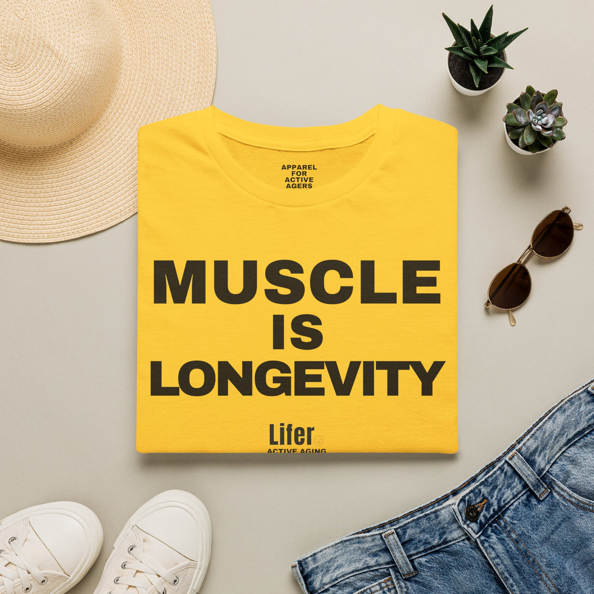 Unisex Muscle Is Longevity T-Shirt